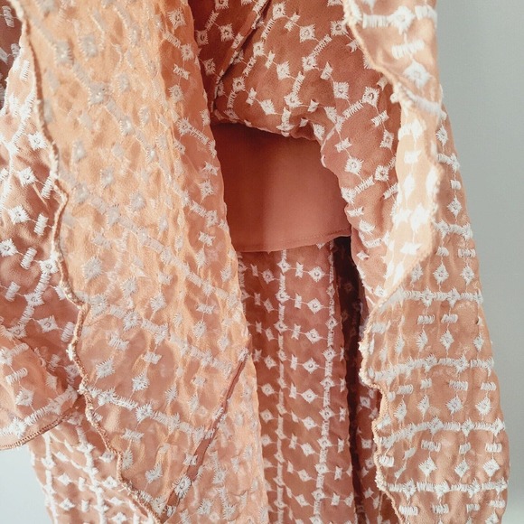 Walter Baker Santiago Embroidered Ruffle Dress‎ Size 0 - Picture 9 of 15